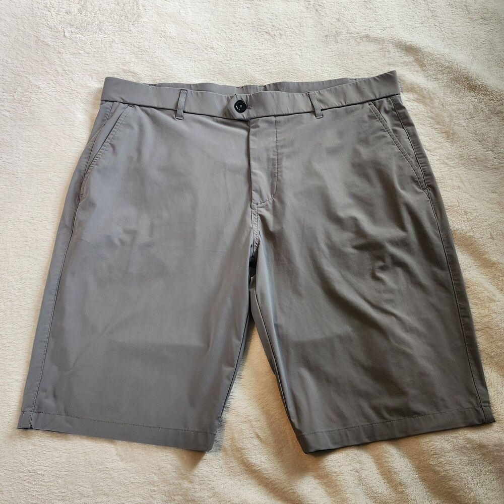 Greyson Montauk Performance Golf Shorts Gray Size 36 EUC